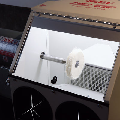 Enclosed Sit-Down Polishing System – W/ Dust Collector - ARBE