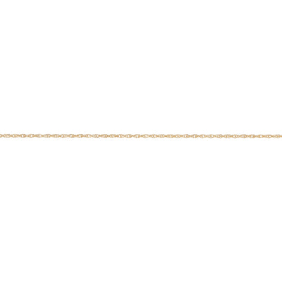 1.1mm Triple Overlap Rope Chain, 14k Gold Fill, 60" Length, "Taurus"