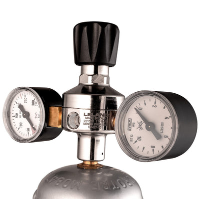 Regulator For Miniature Portable Argon Gas Tank