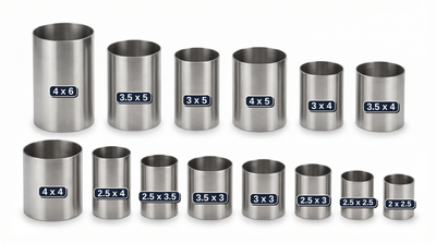 Solid Wall Stainless Steel Casting Flasks