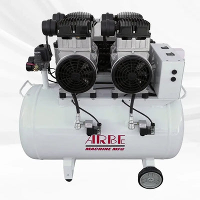 ARBE SAC-080 Ultra-Clean, Oil-less Dental Compressor with Automatic Air-Drying System, Dual Desiccant Drying Towers, 4hp, and 5-Year Warranty