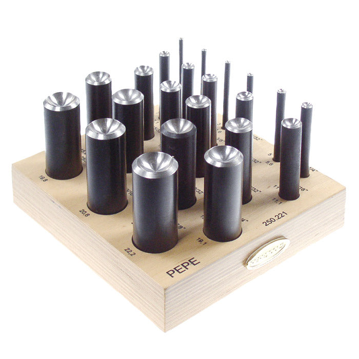 22 Piece Dapping Cutter Set-Pepetools