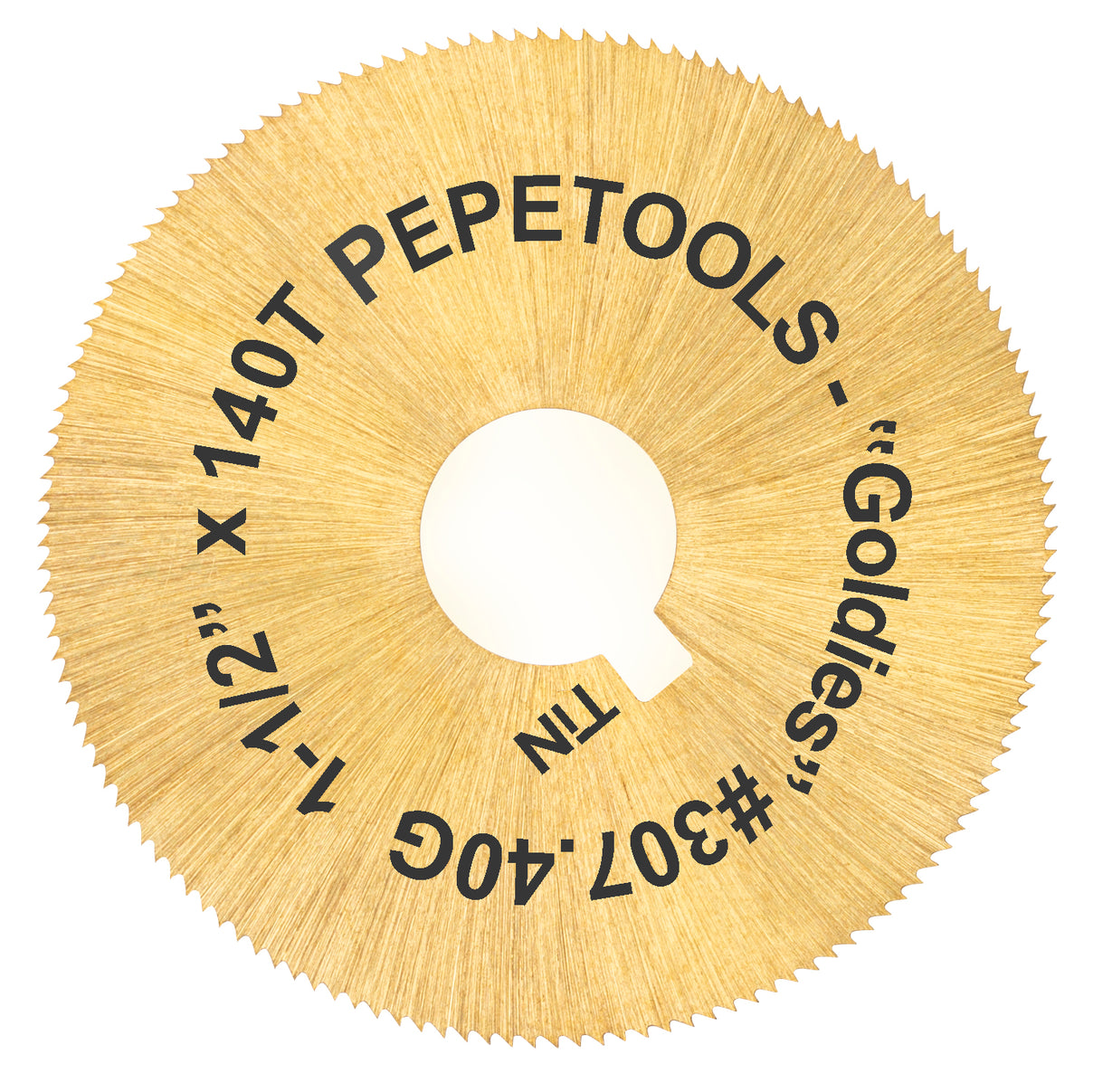 JRM2 Large Blade TiN Coated "Goldies" 1.5"-Pepetools
