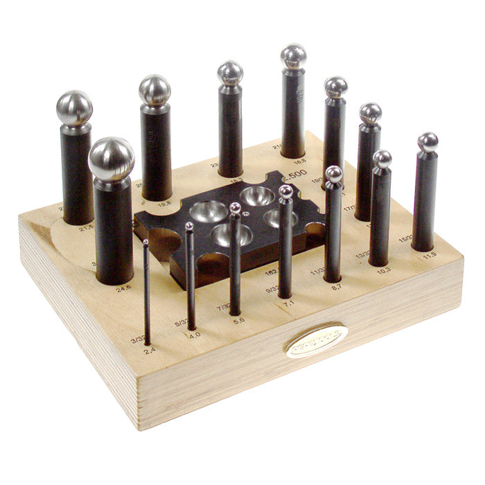 14 Punch Dapping & Flat Block Set-Pepetools