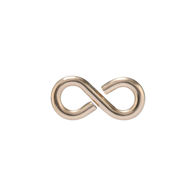 Infinity Charm Connector, 14k Gold filled, 5 pack