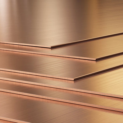 18 Gauge (.040") Copper Sheet 12" x 6"