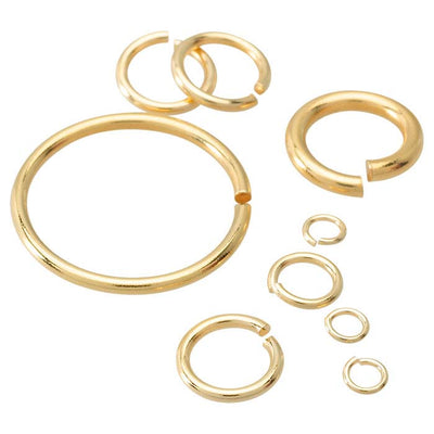 14K Yellow Gold Round Jump Ring